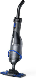 MOVA Handler V10 Aspirateur pour Tous Types de Piscine, Aspiration 4 200 L/h, tête Transparente, autonomie 60 Min, Perche télesc, 1,8 m et épuisette, Double Filtration, sans Fil, IPX8