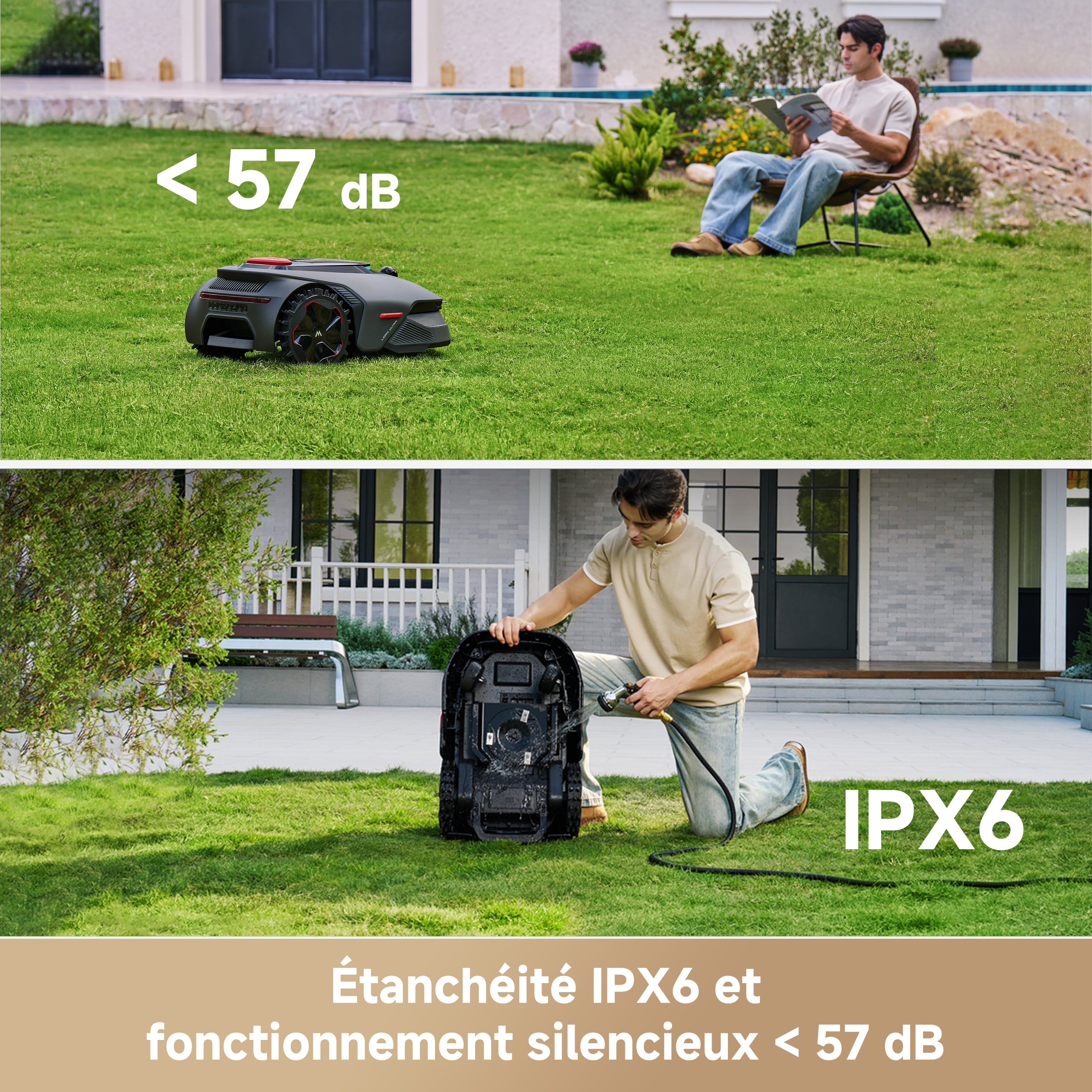 MOVA LiDAX Ultra 1600 Robot Tondeuse sans Fil périphérique avec 4G, Recommandé 1600 m², Cartographie IA & LiDAR 3D 360° sans RTK, Coupe Bordures 5 cm, Sécurité Animaux, Toutes Terrains, Tonte en U